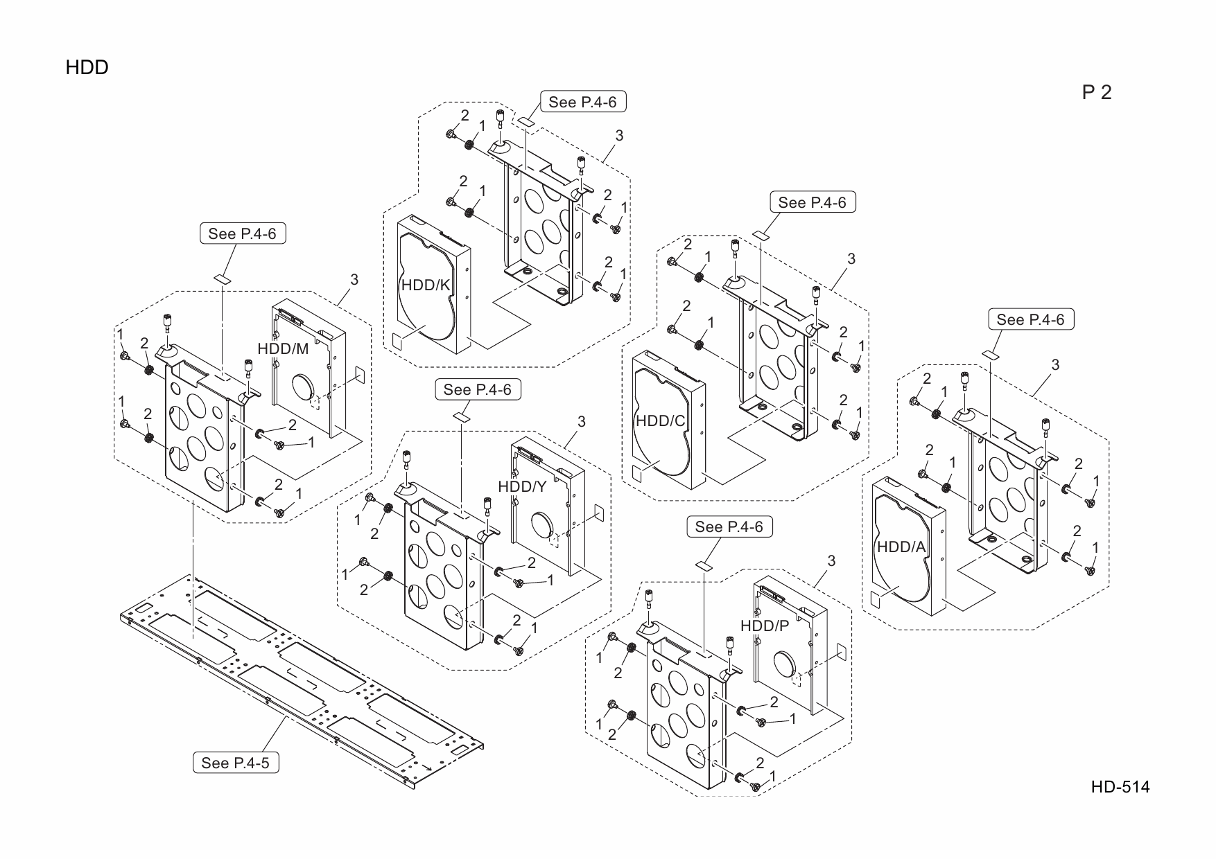 Konica-Minolta Options HD-514 A1RM Parts Manual-4